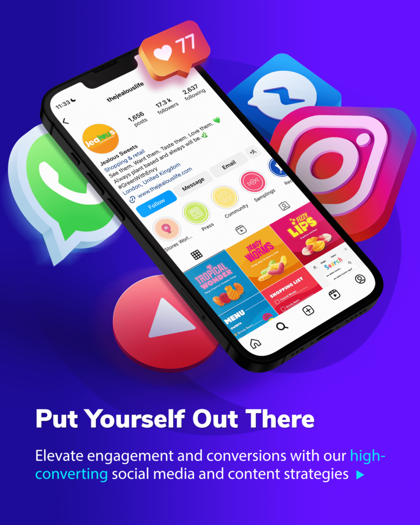 put yourself out there social media Brighton